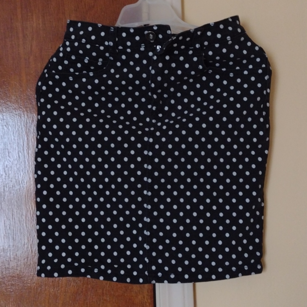 Polka dot skirt